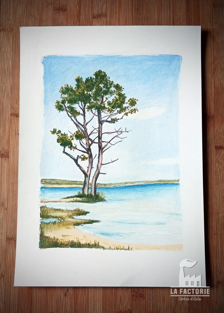 Cours de dessin, peinture, modelage pour adultes La Factorie - Centre d'Arts Centre d'Arts - Cours de dessin, stages , interventions et créations artistiques à La Réole Cours de pastels - Paysage - La Factorie - Centre d'Arts en Gironde