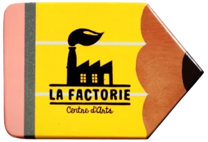 Enseigne La Factorie - Centre d'Arts à La Réole. Cours de dessin ,peinture, modelage, gravure... pour enfants, ados et adultes
